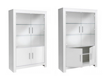 Load image into Gallery viewer, Modena 2 Door Display Cabinet - White