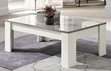 Load image into Gallery viewer, Modena Rectangular Coffee Table - White & Marble Effect