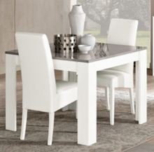 Load image into Gallery viewer, Modena Square Dining Table - White & Marble Effect