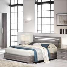 Load image into Gallery viewer, Beverly Italian High Gloss Storage Bed Frame with LED Light