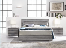 Load image into Gallery viewer, Beverly Italian High Gloss Storage Bed Frame with LED Light