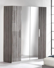 Load image into Gallery viewer, Beverly Italian High Gloss Wardrobe 4 Doors