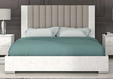 Load image into Gallery viewer, Alexa Italian High Gloss Storage Bed Frame with LED Light