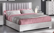 Load image into Gallery viewer, Alexa Italian High Gloss Storage Bed Frame with LED Light