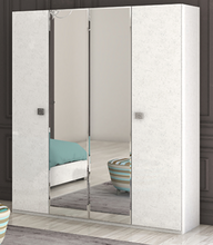 Load image into Gallery viewer, Alexa Italian High Gloss Wardrobe 4 Doors