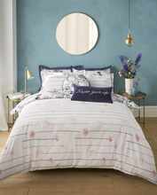 Load image into Gallery viewer, Never Give Up Navy Cushion