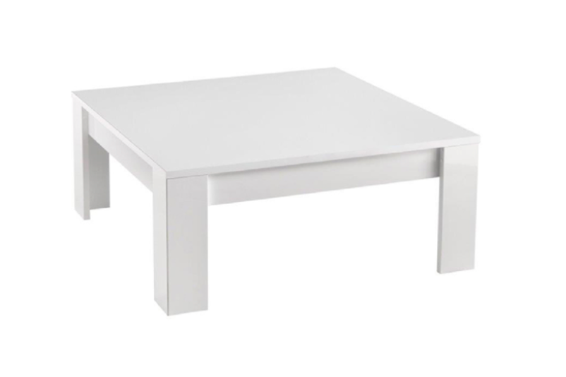 Modena Square Coffee Table - White