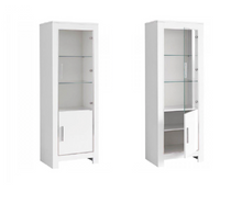 Load image into Gallery viewer, Modena 1 Door Display Cabinet - White

