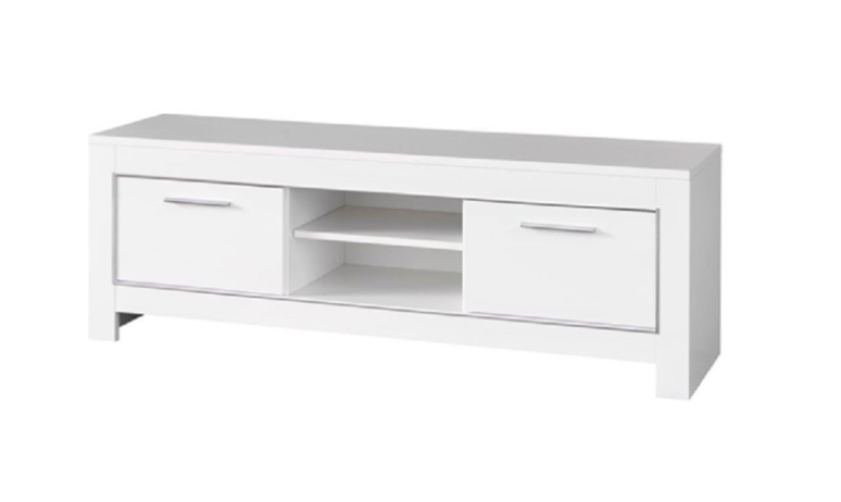 Modena Medium TV Stand - White