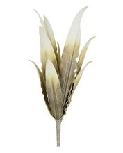 Load image into Gallery viewer, Brown Foam Double Gladiola Leaves Flower 115cm

