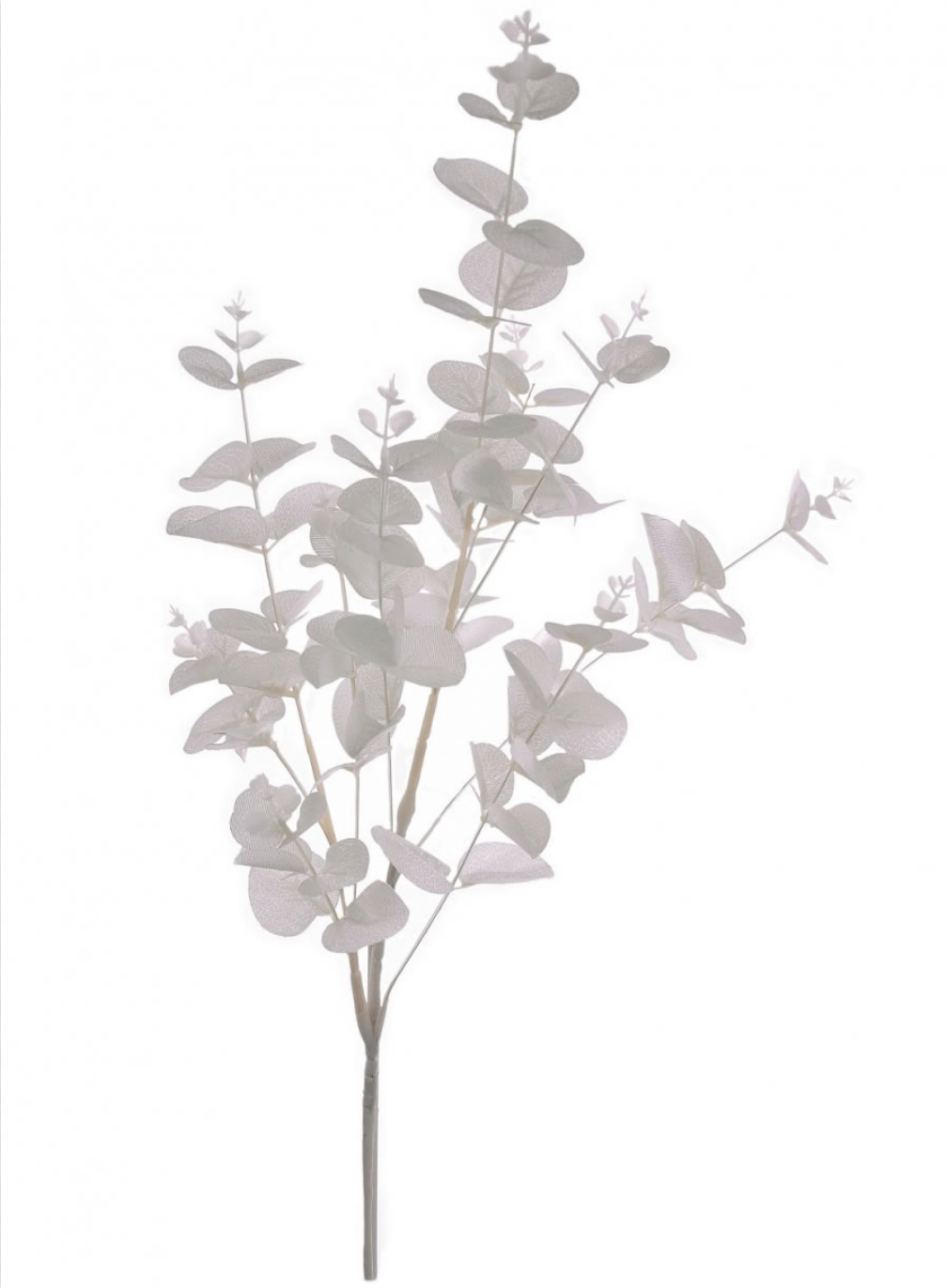 White / Silver Eucalyptus Spray 90cm