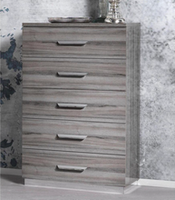 Load image into Gallery viewer, Beverly Italian High Gloss 5 Drawer Chest
