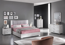Load image into Gallery viewer, Alexa Italian High Gloss Storage Bed Frame with LED Light
