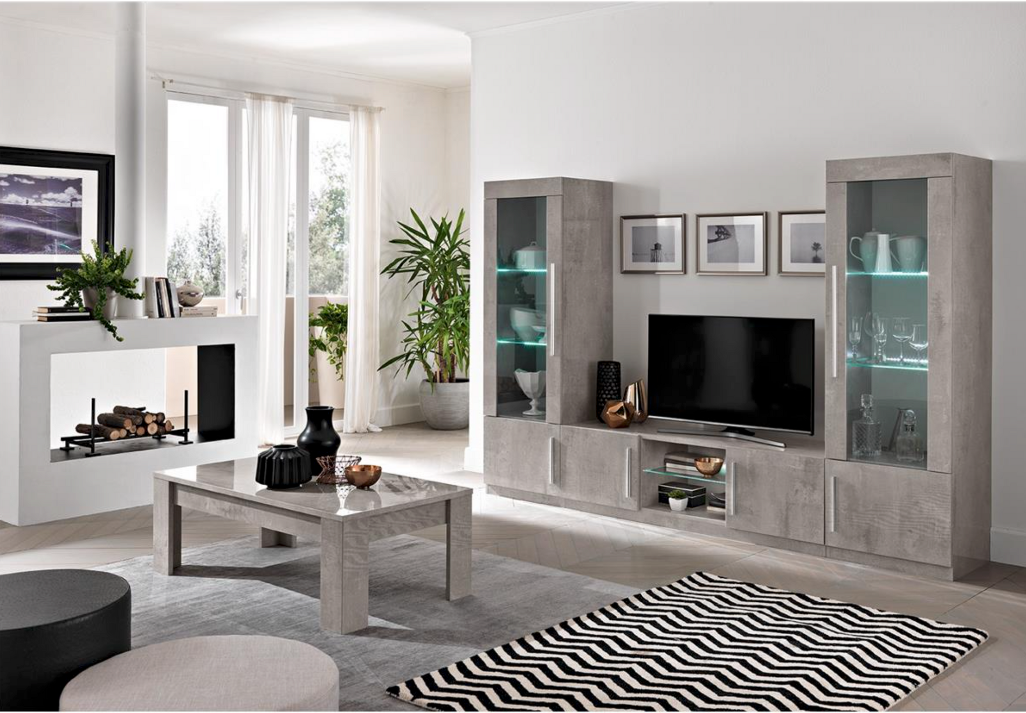 Tv table deals marble