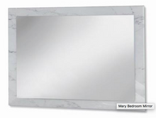 Load image into Gallery viewer, Mary Italian High Gloss Mirror - White Marble
