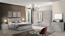 Load image into Gallery viewer, Mary Italian High Gloss Mirror - Grey Marble
