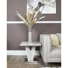 Load image into Gallery viewer, Brown Foam Double Gladiola Leaves Flower 115cm
