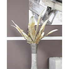 Load image into Gallery viewer, Brown Foam Double Gladiola Leaves Flower 115cm
